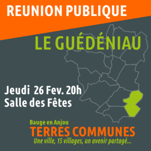 REUNION PUBLIQUE LE GUEDENIAU