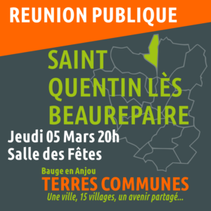 REUNION PUBLIQUE SAINT QUENTIN LES BEAUREPAIRE